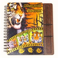 Блокнот цветной Тигр с символикой Вашего города 50 листов - фото 57851