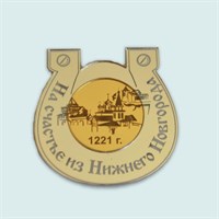 Магнит зеркальный комбинированный Подкова на счастье Нижний Новгород - фото 62375