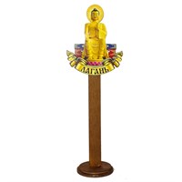 Магнит Будда с символикой Лагани - фото 63428