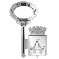 Магнит зеркальный 1 слой Ключ с гербом Тюмень FS004150 - фото 63488