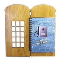 Блокнот цветной Телефонная будка с символикой Голубицкой 50 листов - фото 69799
