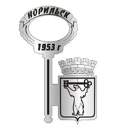 Магнит зеркальный 1 слой Ключ с гербом Норильск FS005266 - фото 73006