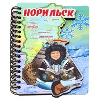 Блокнот цветной Шаман карта Хабаровск 29073 - фото 74419