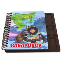 Блокнот цветной Шаман с рыбой карта Хабаровск 29492 - фото 77257