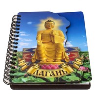 Блокнот цветной Будда с символикой Лагани 50 листов - фото 77897