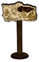 Сувенирный магнитик с янтарем горы Архыза артикл 30193 - фото 81701