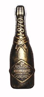 Магнит из гипса Бутылка шампанское Абрау-Дюрсо 30366 - фото 82392