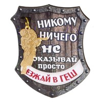 Магнит в форме Щита с символикой горнолыжного курорта Шерегеш 30586 - фото 83437