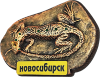 Магнит из гипса Ящерица стразы Новосибирск 31356 - фото 85918
