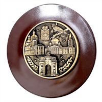 Тарелка сувенирная с 3D вставкой из гипса Курск 31559 - фото 86769