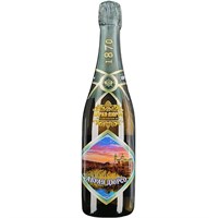 Магнит со смолой Бутылка шампанское Абрау-Дюрсо 28991 - фото 87031