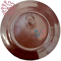 Тарелка сувенирная с 3D вставкой из гипса Шаман с бубном Байкал 31957 - фото 88577