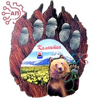 Магнит Лапа медведь Камчатка 31335 - фото 88644