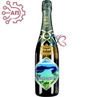 Магнит со смолой Бутылка шампанское Абрау-Дюрсо 28991 - фото 90007