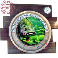 Магнит со смолой Иллюминатор рыба Арапаима Воронеж 32304 - фото 90317