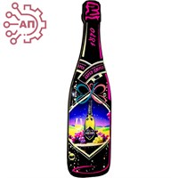 Магнит со смолой Бутылка шампанское вид 16 Абрау-Дюрсо 32408 - фото 90719