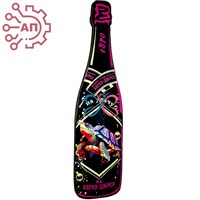 Магнит со смолой Бутылка шампанское вид 21 Абрау-Дюрсо 32413 - фото 90733