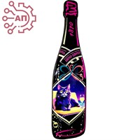 Магнит со смолой Бутылка шампанское вид 4 Абрау-Дюрсо 32313 - фото 90735