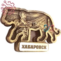 Магнит из гипса Тигр Муравьев Хабаровск 32468 - фото 90876