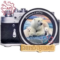 Магнит II Фотоаппарат с фурнитурой Новый Уренгой 29656 29656 - фото 93636