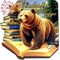Магнит II "Край чудес" Медведь и книга Хабаровск 33985 33985 - фото 95052