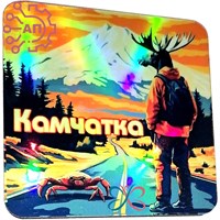 Магнит I голограмма серии "Сталкер" Лось с крабом 1 Камчатка 34002 34002 - фото 95578