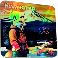Магнит I голограмма серии "Сталкер" Лис с крабом 2 Камчатка 34005 34005 - фото 95586