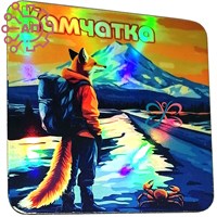 Магнит I голограмма серии "Сталкер" Лис с крабом 3 Камчатка 34006 34006 - фото 95588