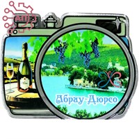 Магнит печать на зеркальном пластике Фотоаппарат Абрау-Дюрсо 34011 34011 - фото 95599