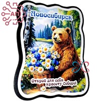 Магнит I Стикер Медведи Новосибирск 34083 34083 - фото 95773