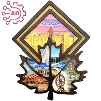 Панно "Рамка" с кленовым листом 24х19 Оренбург 34205 34205 - фото 96184