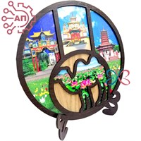 Панно "Рамка с верблюдом" Калмыкия, Элиста 34277 34277 - фото 96408