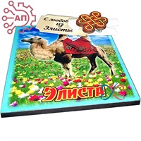 Магнит I с прищепкой Верблюд с узлом счастья Калмыкия, Элиста 34299 34299 - фото 96445