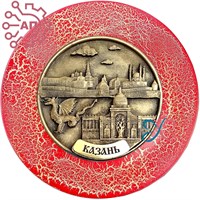 Тарелка сувенирная с 3D вставкой из гипса Достопримечательности вид 2 Казань 34318 34318 - фото 96510