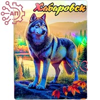 Картина на магните Волк Хабаровск 34379 34379 - фото 96620