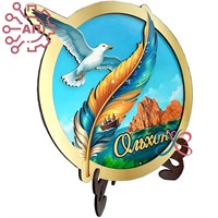 Панно цветное Чайка с пером Ольхон, Байкал, Иркутск 34489 34489 - фото 96786