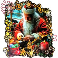 Магнит II Дед Мороз "Тепла и уюта" Великий Устюг 34501 34501 - фото 96814