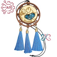 Подвеска в авто с апатитом с кисточками Ольхон, Иркутск, Байкал 34544 34544 - фото 96903 Подвеска в авто с апатитом с кисточками Ольхон, Иркутск, Байкал 34544 34544 - фото 96903