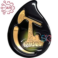 Магнит II со смолой и фурнитурой Капля нефти Сургут 34583 34583