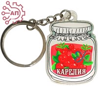 Брелок со смолой Баночка варенья вид 3 Карелия 34591 34591