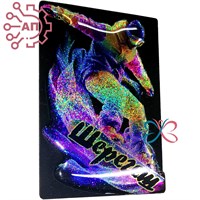 Магнит II со смолой серии "Сияние" Горнолыжники вид 7 Шерегеш 34633 34633