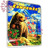 Магнит III с закрытой фурнитурой Медведь с ягодами Камчатка 34651 34651