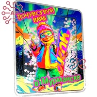 Магнит III с закрытой фурнитурой Сноубордистка Мурманск 34652 34652