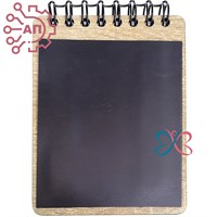 Блокнот на магните А7 деревянные с гравировкой Инь-Янь Калмыкия 34682 34682