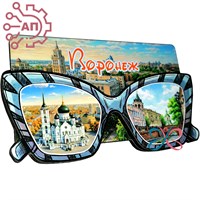 Магнит II Очки на прямоугольнике Воронеж 34696 34696