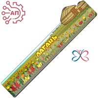 Линейка цветная Красная лошадь Калмыкия 34700 34700