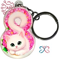 Брелок со смолой Коты 8 марта 34727 34727