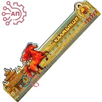 Линейка цветная Хурул с лошадью Калмыкия, Элиста 34744 34744