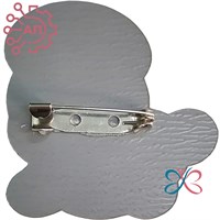 Значок зеркальный + печать с лаком Нерпа Байкал, Иркутск 34772 34772