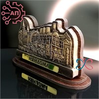 Статуэтка из гипса Паровоз Няндома, Архангельская область 34781 34781